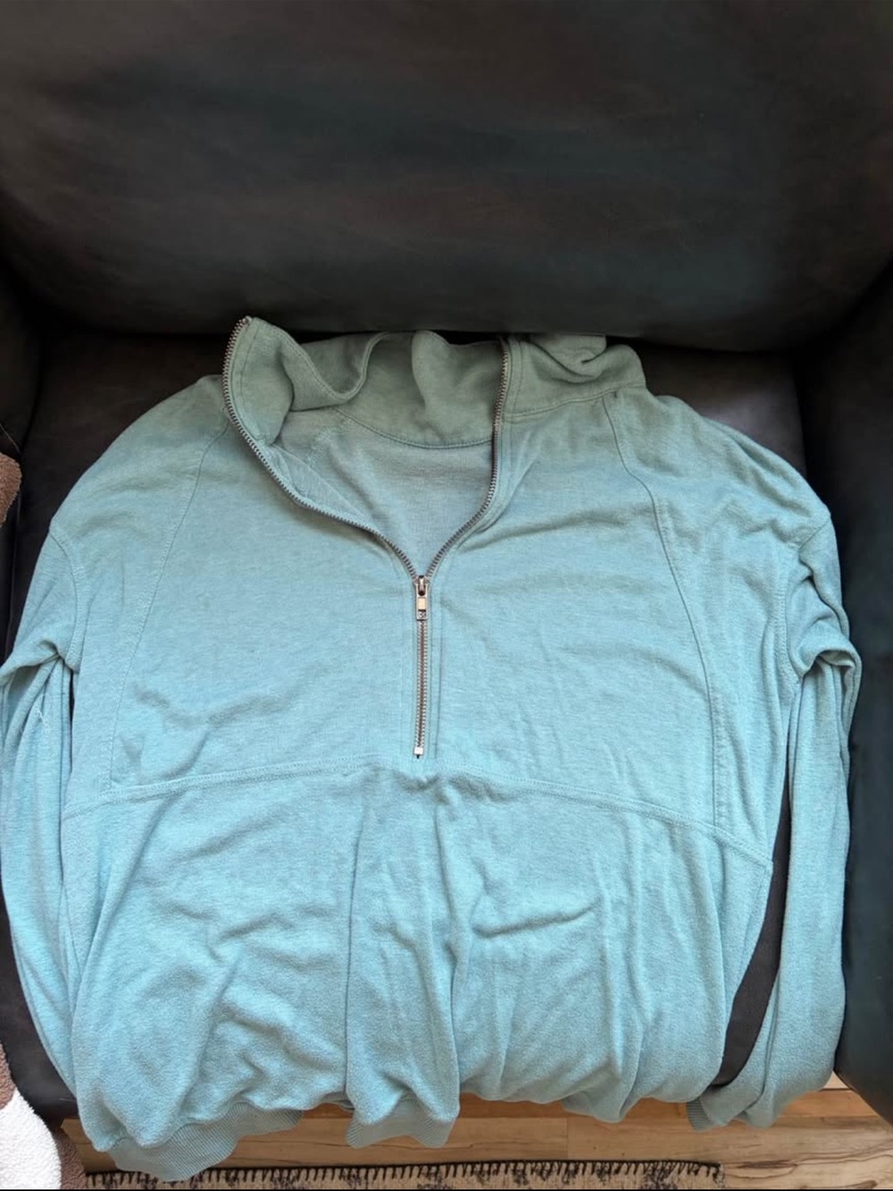 Women’s Half-Zip Sweater Pullover in Seafoam